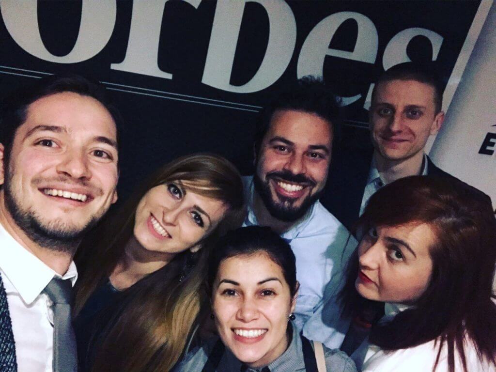 forbes 2017 team selfie