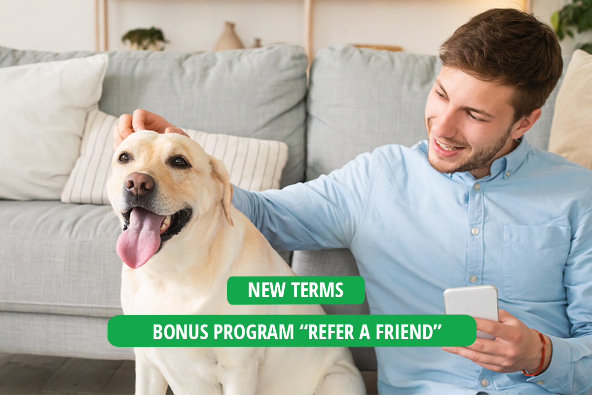 “Refer a Friend” with new terms since 11.04.2022