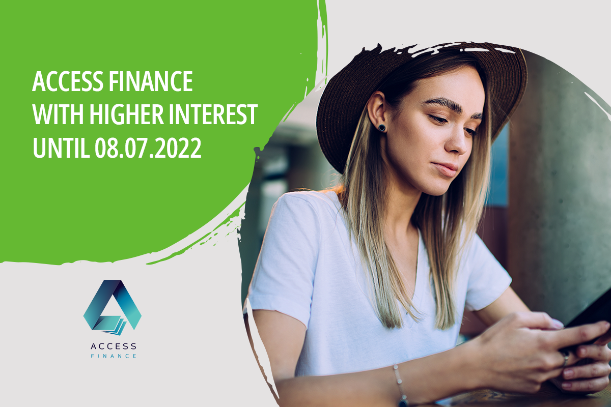 Access Finance with higher interest until 08.07.2022 – Iuvo – Invest in loans. We made it safe | P2P Investing