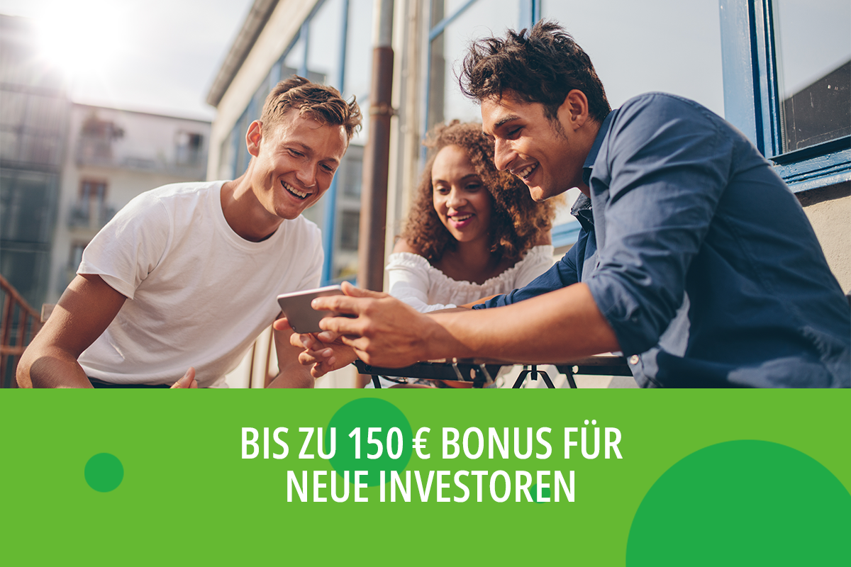 Welcome Bonus für neue Investoren
